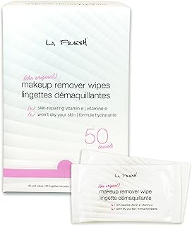Sponsored Ad - La Fresh Makeup Remover Cleansing Face Wipes Case of 50ct Facial Towelettes with Vitamin E for Waterproof M...