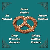 Vista 3 de Unique Snacks Multi-Grain Splits, Delicious, Vegan, Homestyle Baked, Certified OU Kosher and Non-GMO, 11 Ounce Bag (Pack of 3)