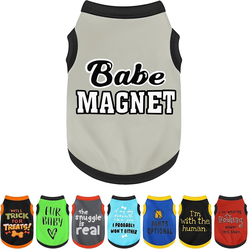 Camisa para Cachorros Paiaite sem Mangas em Poliéster Estampado (Tamanho X-Small)