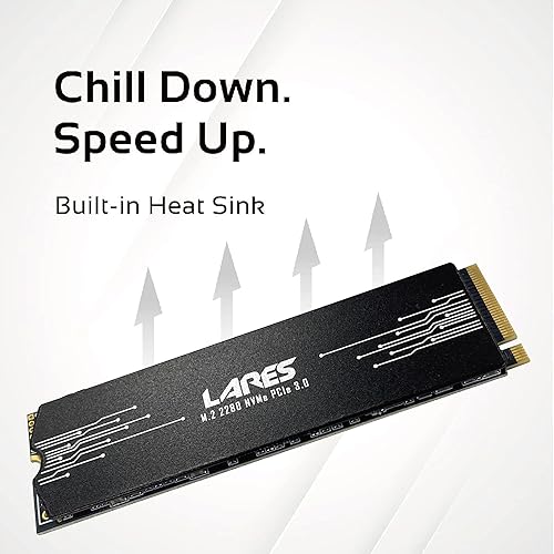 Miniatura 4 de LEVEN JPS800 2TB PCIe Gen4 NVMe 40 M2 2280 SSD velocidad de lectura de hasta 5000MBsvelocidad de escritura de hasta 4400 MBs con almohadilla térmica