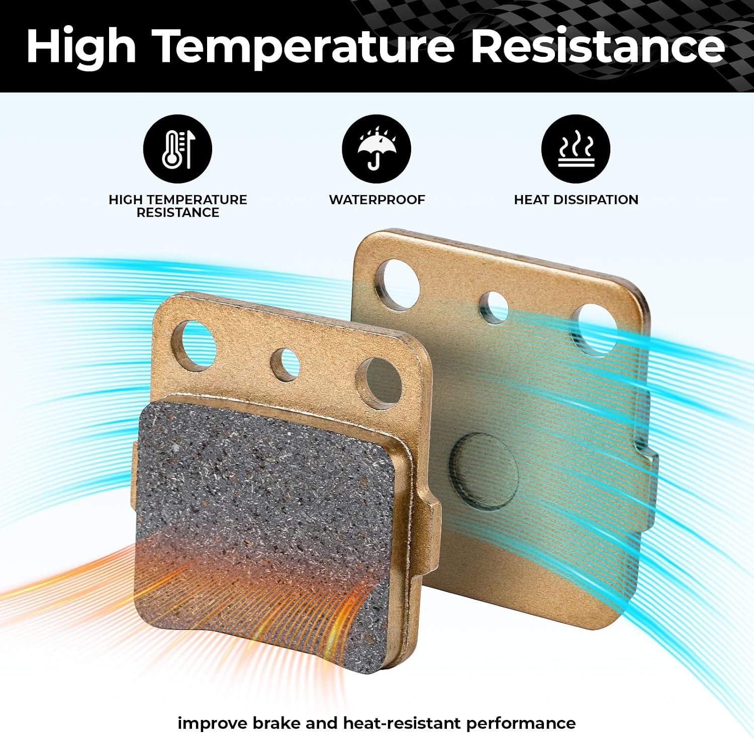 Semi-Metallic Pro Front Brake Pads