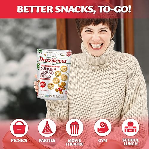 Miniatura 22 de Drizzilicious Mini Rice Cakes S'mores - Patatas fritas de arroz, aperitivo saludable para adultos y niños, pasteles de arroz saborizados, veganos