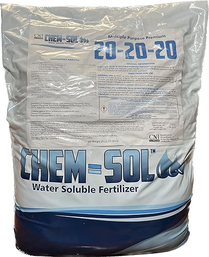 MACROSOL (25 libras) Fertilizante 20-20-20-20 (multipropósito y soluble en agua)