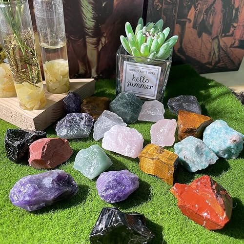 Miniatura 9 de DUQGUHO Piedra de cristal natural de amatista a granel, piedras de cristal curativas en bruto reiki, piedra de cristal de reiki, fuente de cabina,