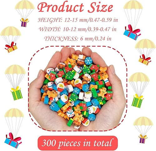 Vista 29 de 300 mini borradores espaciales, surtido de borradores novedosos a granel para recuerdos de fiesta, relleno de regalos, recompensa de trabajo escolar