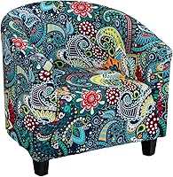 Vista 22 de NILUOH Funda para silla de club, funda elástica para sillón, protector de muebles para sala de estar (04)