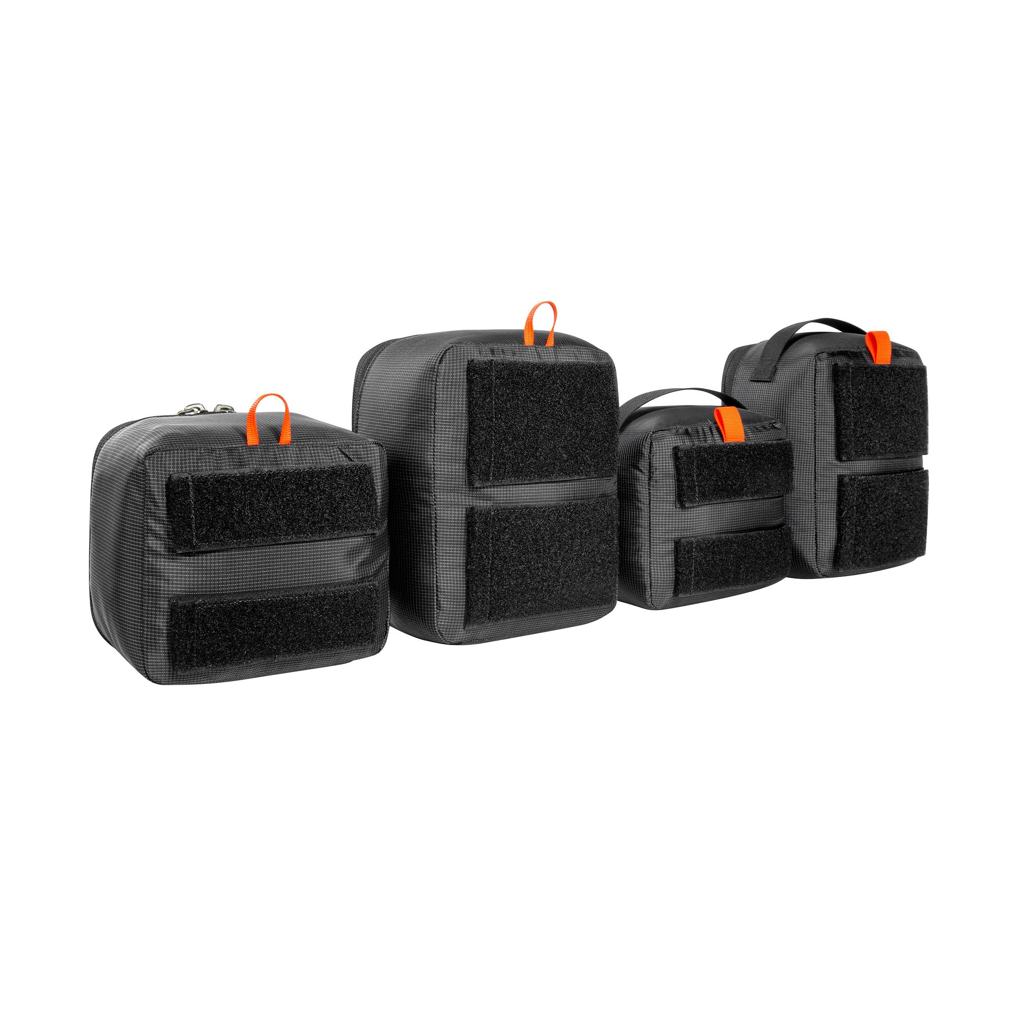 Tatonka EDC Organisation Set (6-teilig) - Praktisches Taschen- und Riemenset zur Gepäck-Organisation in Rucksäcken (4 Packwürfel, 2 Riemen) - Mit Klettflächen zur Fixierung