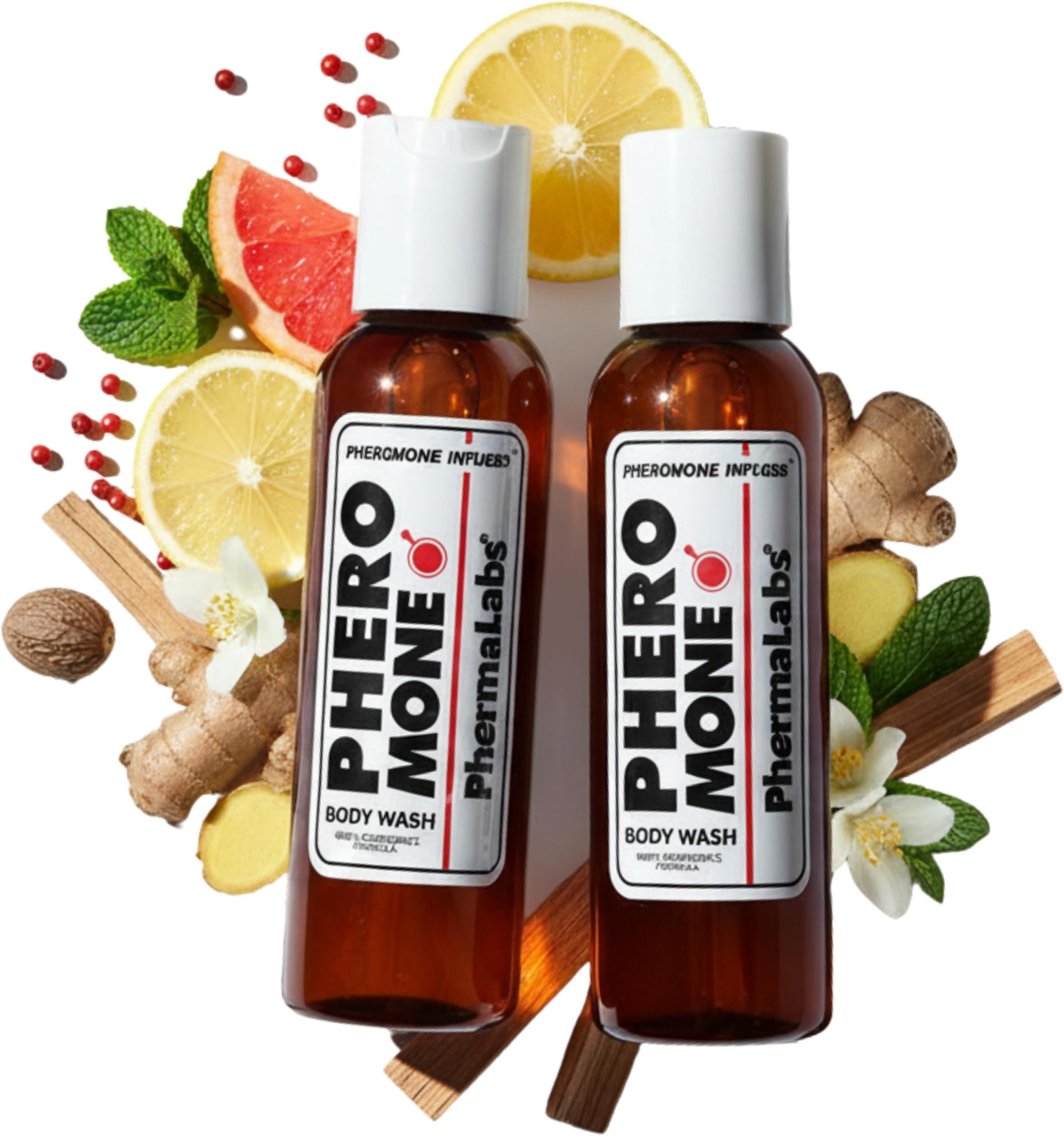 The Secret to Attract Women Body Wash for Him with Human Pheromones - 8 fl oz All Day Scent Human Pheromone Body Gel