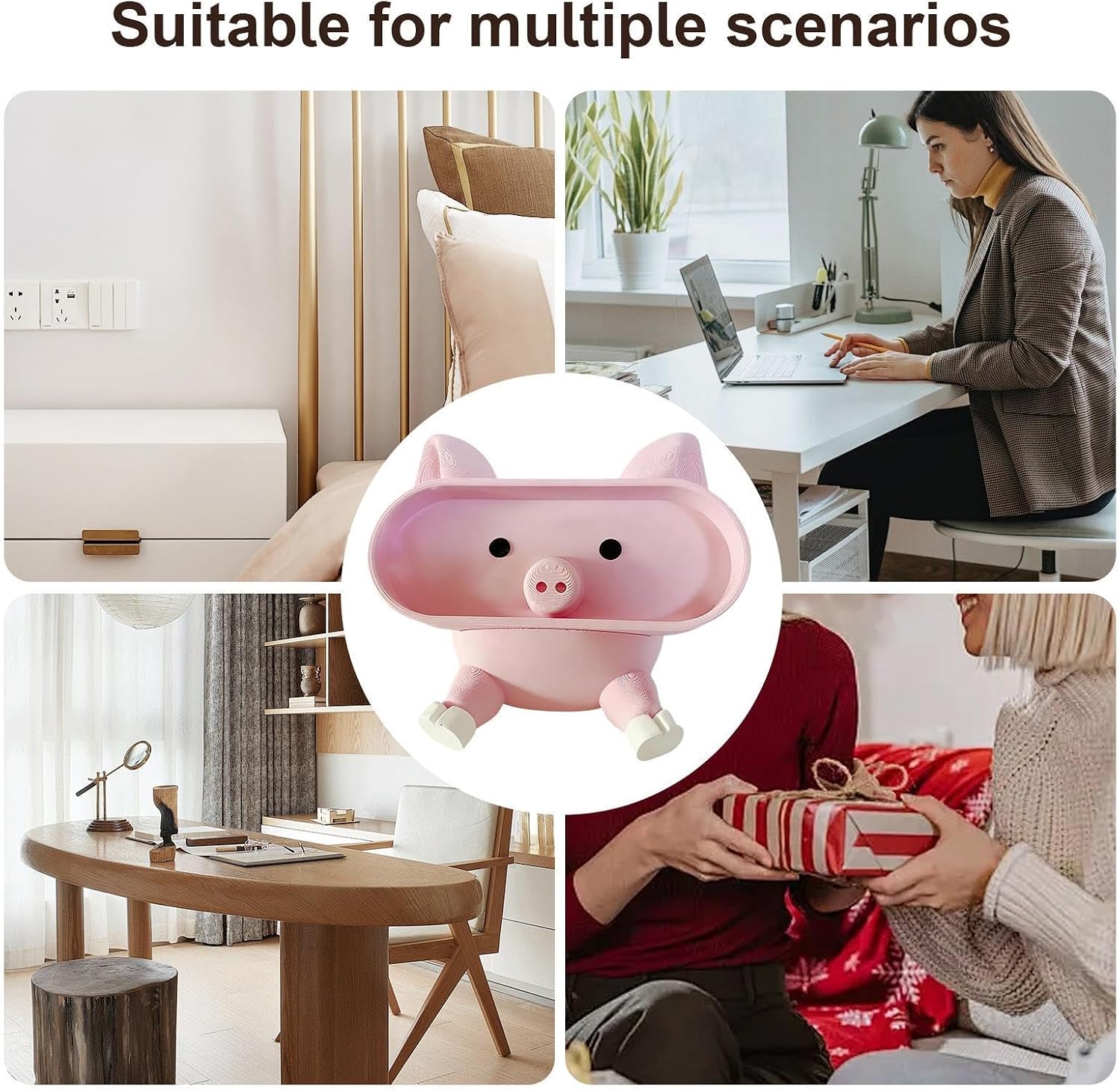 Glasses Holder Cute Cellphone and Eyeglass Cartoon Animal Display Frame image 4
