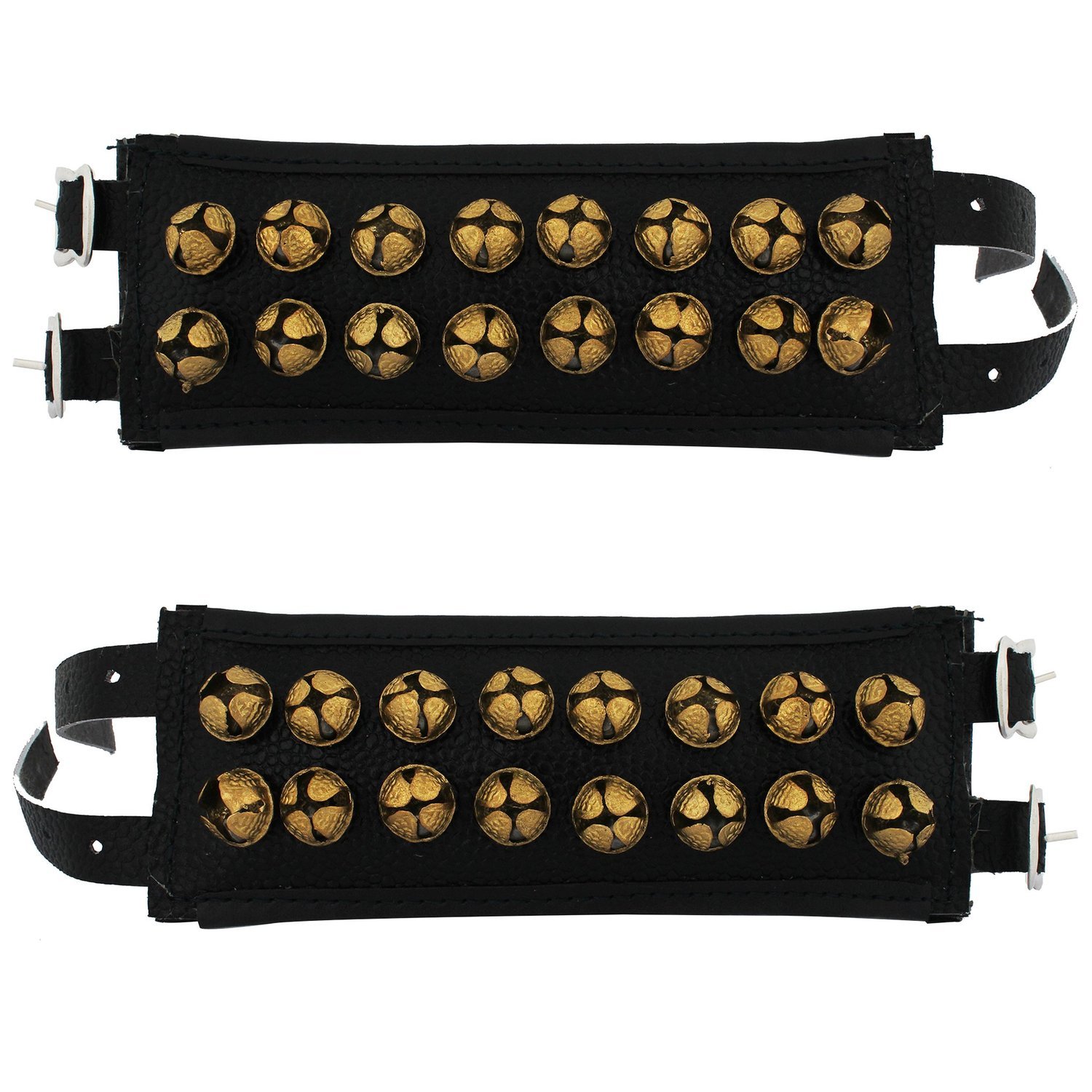 UG PRODUCTS 2 Black Brass Line Leather Bharatanatyam Anklets Bells Ghungroo for Women (B01I896U6W) Amazon Price History, Amazon Price Tracker