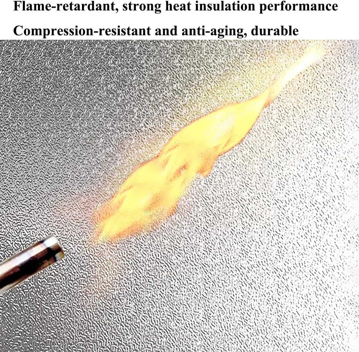 Heat Shield Board For Tv Above Fireplace/Refrigerator/Wood Stove, Self-Adhesive Fireproof Aluminum Insulation Panel For Walls Behind Appliances/Oven/Gas Pipe(16x20in/40.6x50.8cm)
