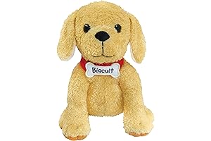 MerryMakers 10-Inch Biscuit the Yellow Lab Plush Doll