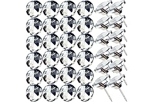 70PCS 1Inch Rhinestone Headboard Sew Buttons