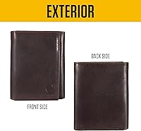 Vista 3 de Carhartt Carteras duraderas de cuero marrón aceitado, para hombre, disponibles en varios estilos