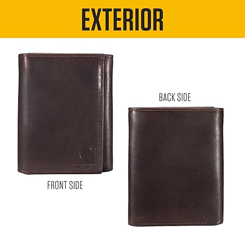 Miniatura 3 de Carhartt Carteras duraderas de cuero marrón aceitado, para hombre, disponibles en varios estilos