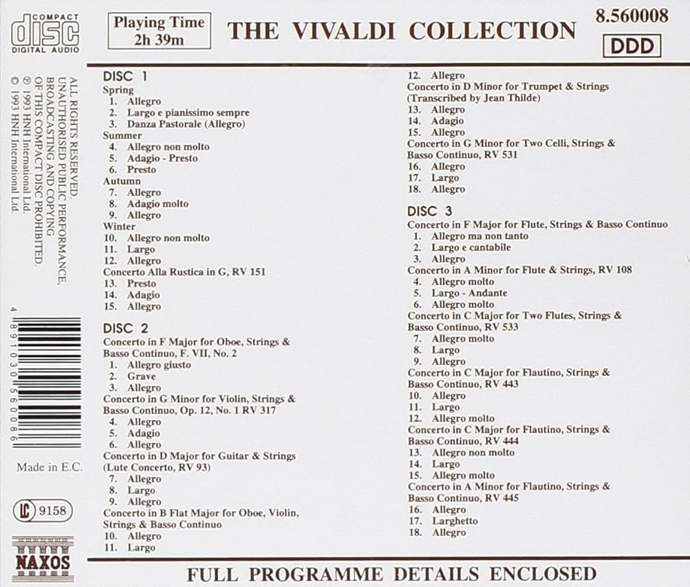 【値下げ】＜ヴィヴァルディ＞ CD12枚セット Amazon.co.jp: Vivaldi Collection: ミュージック