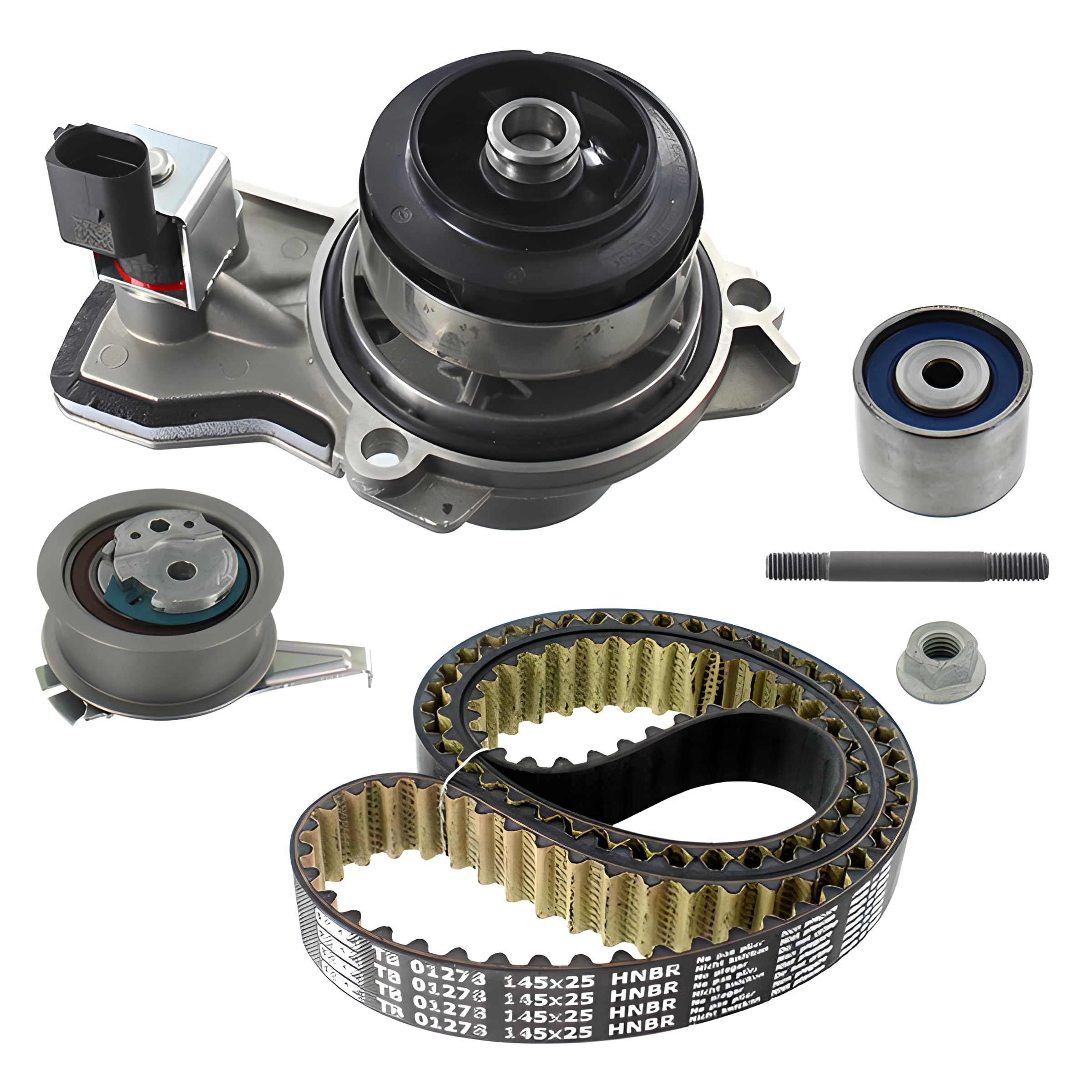 SKF Pompe à eau + kit de courroie de distribution VKMC01350