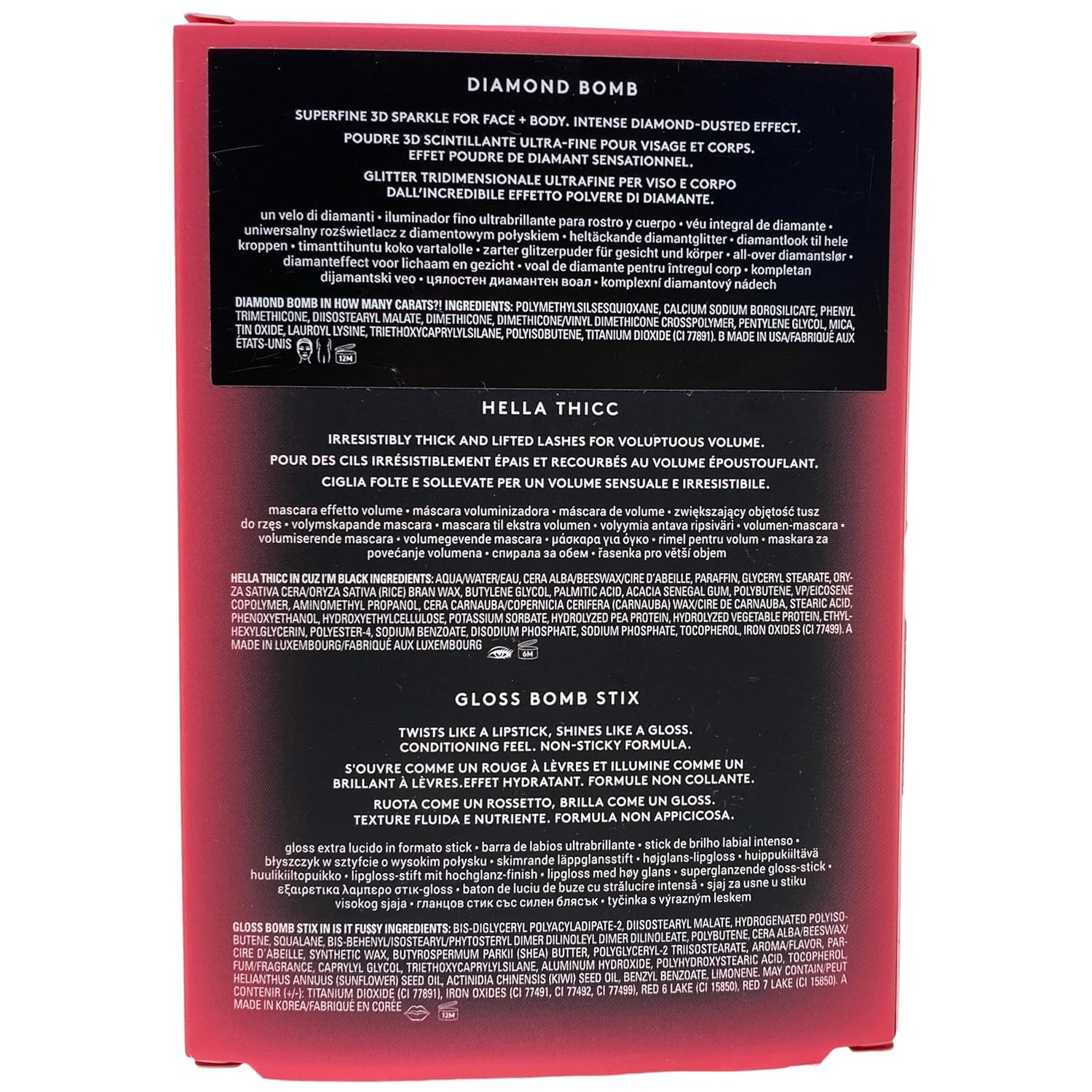 FENTY BEAUTY Fenty's Finest Limited Edition 3-Piece Set - Mini Hella Thicc Mascara, Diamond Bomb Veil & Gloss Bomb Stix