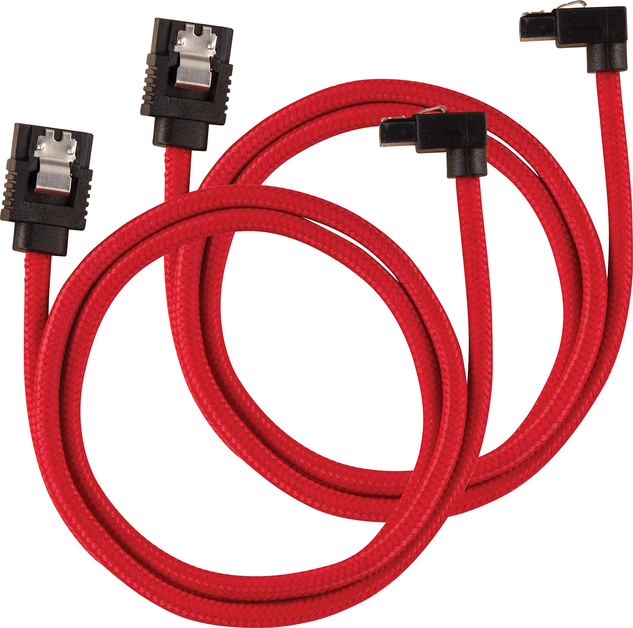 SATA-III Cable:12 Inches,3 Pack Thin 90-Degree SATA Right-Angle
