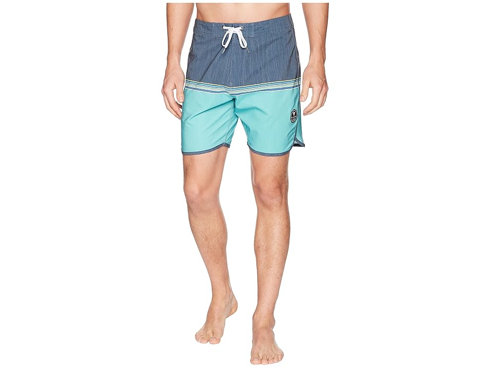 

VISSLA Dredges Short Four-Way Stretch Boardshorts (Deep Navy) Men's Swimwear