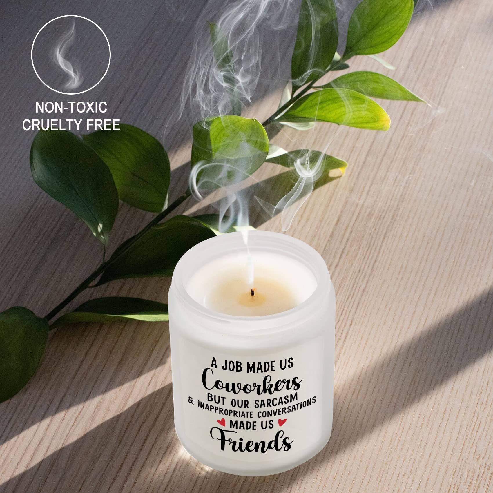 Funny Coworker Gifts for Women Men - Coworker Leaving Gifts - New Job, Going Away, Retirement, Farewell, White Elephant, Birthday Gift for Co-Worker Friends, Lavender Candles