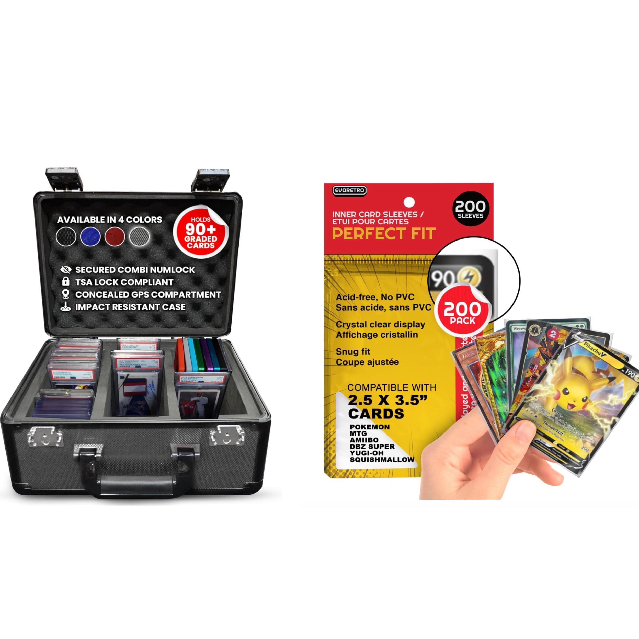 Amazon.com: EVORETRO Premium Graded Card Storage Box – Impact