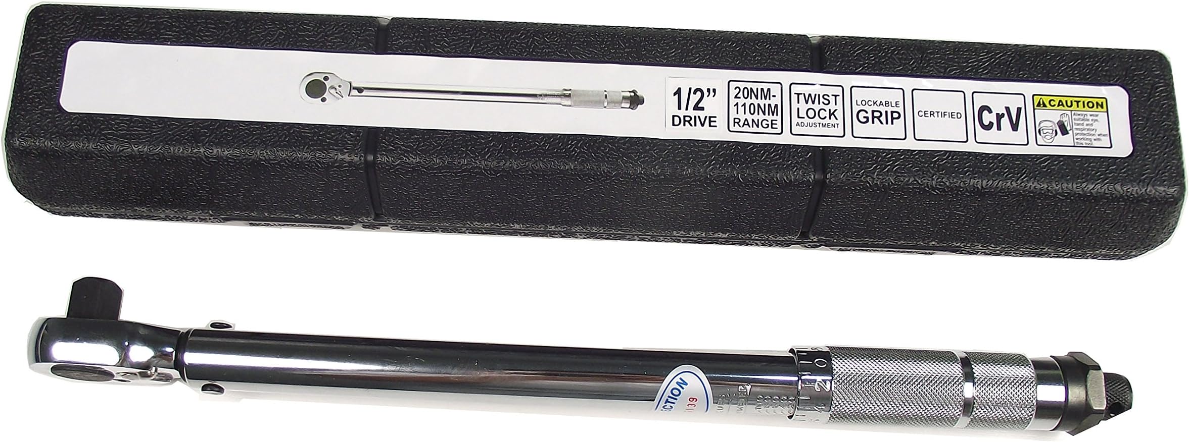 1/2" 20-110Nm Adjustable Torque Wrench Hand Spanner Wrench Tool