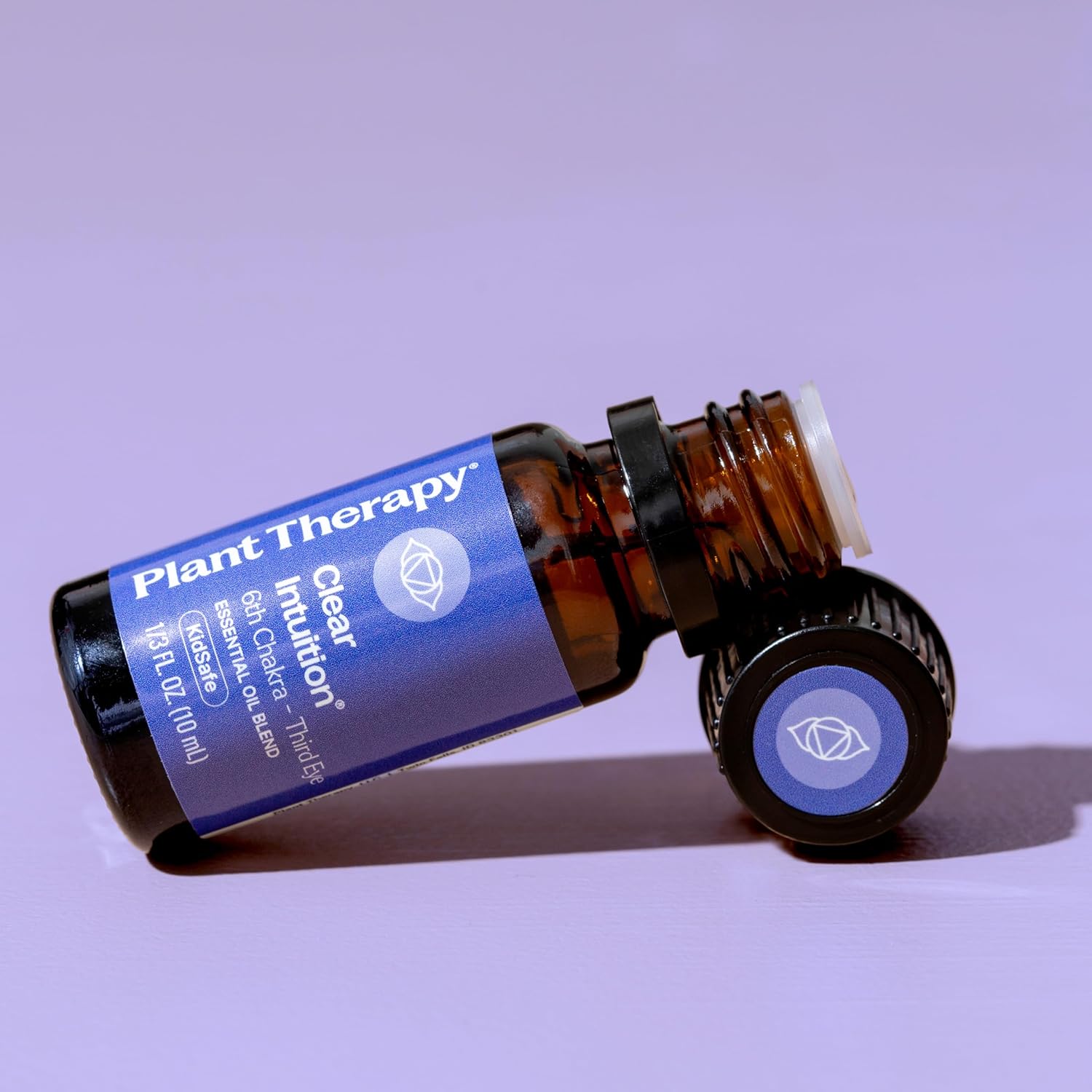 Plant Therapy Chakra 6 Clear Intuition Essential Oil Blend (Brow Chakra) 10 mL (1/3 oz) 100% Pure, Undiluted, Refreshing Aromatherapy to Promote Intuition and Mental Clarity