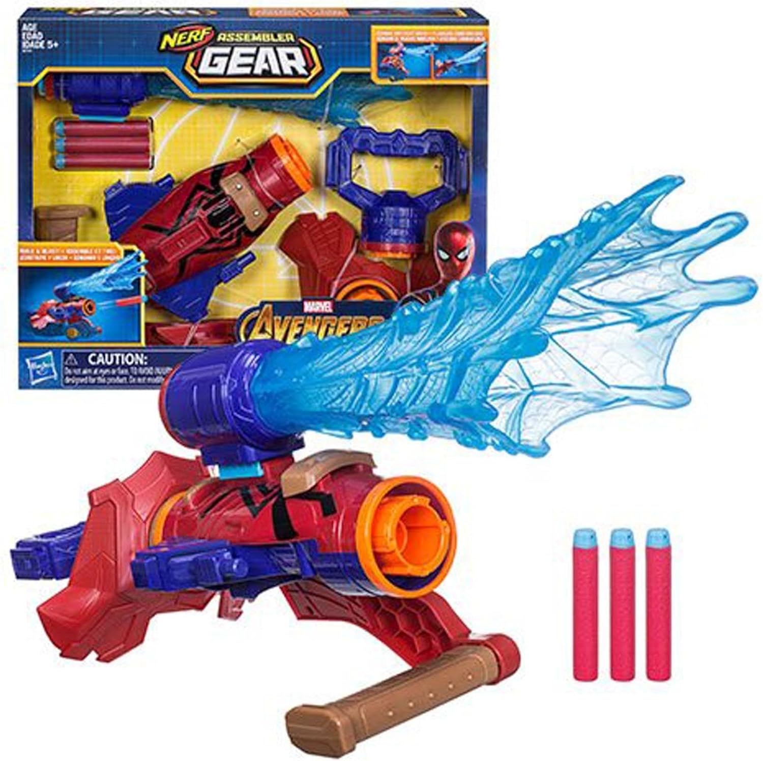 Avengers Marvel Infinity War Nerf Iron Spider Assembler Gear