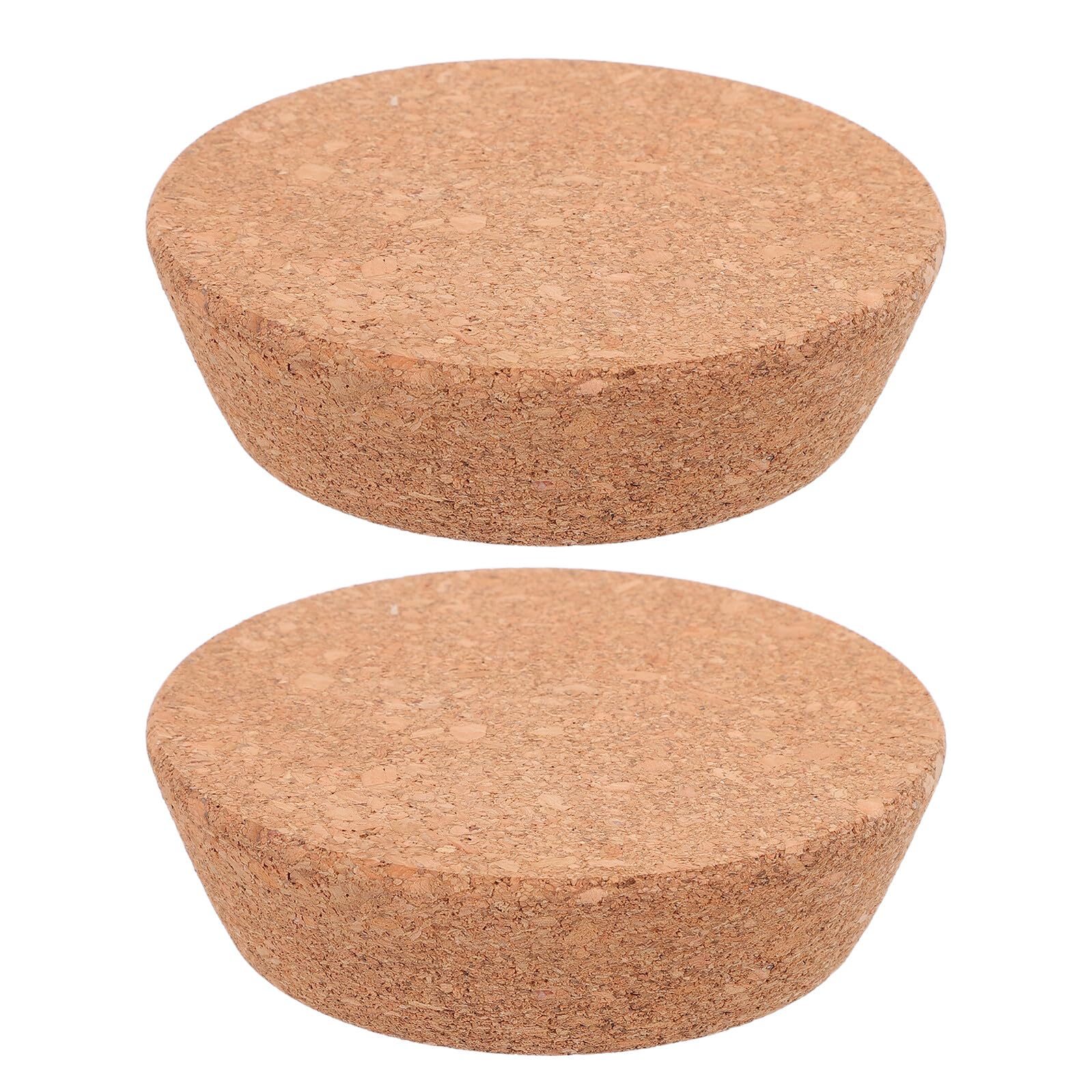 Tapones de corcho cónicos que evitan derrames en botellas de vino y decantadores
