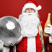 Vista 7 de SATINIOR 3000 piezas de azulejos de espejo de bola de discoteca autoadhesivos para manualidades, adhesivos pequeños de bola de discoteca de 5 x 5