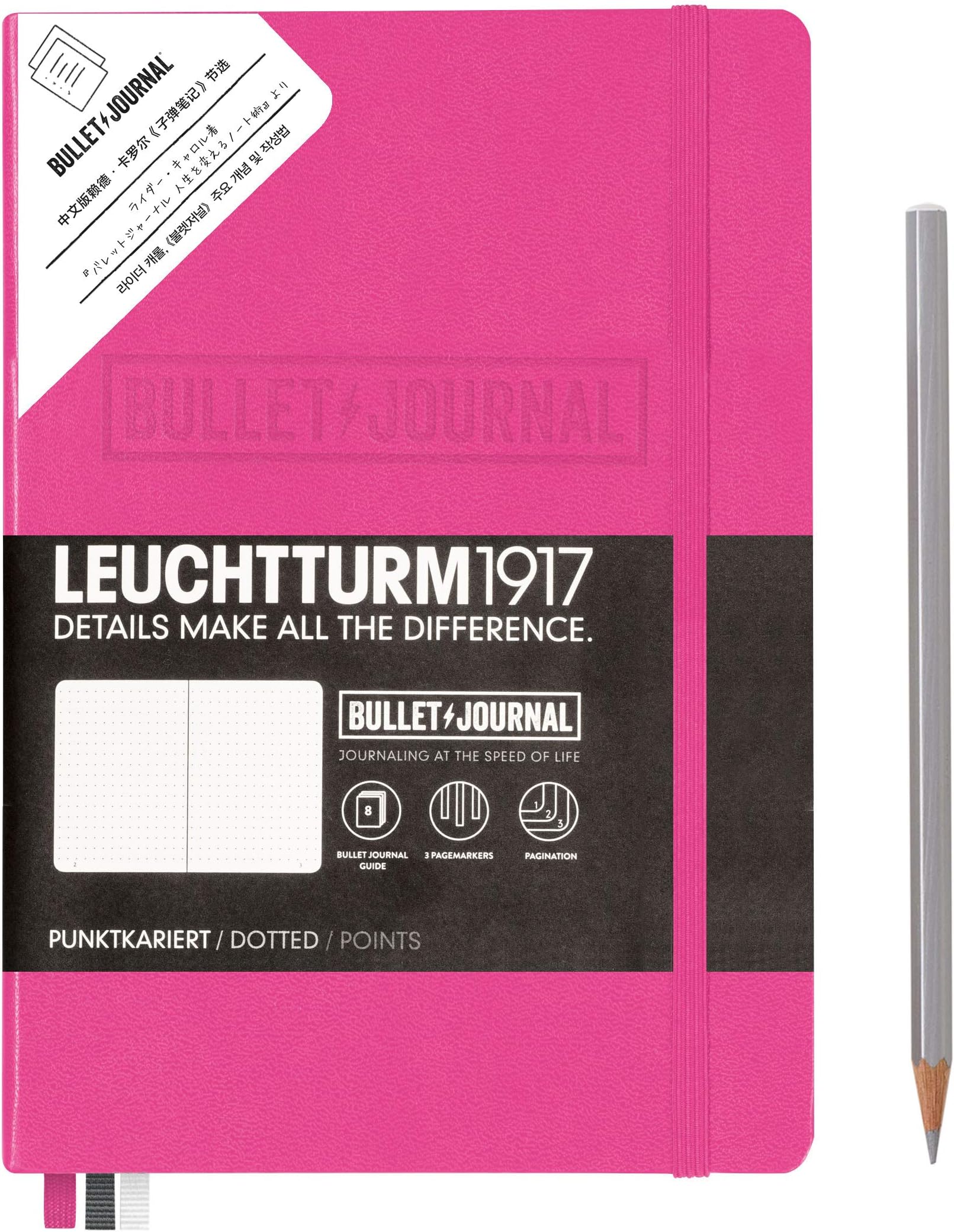 361033 Bullet Journal Medium (A5), New Pink