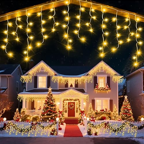 Miniatura 27 de Tira de luces de 98 pies para exteriores, 900 luces LED de Navidad para exteriores, tira de luces de Navidad con 8 modos y temporizador para Varios