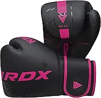 Vista 7 de RDX Boxing Gloves, Pro Training Sparring, Maya Hide Leather, Muay Thai MMA Kickboxing, Men Women Adult, Heavy Punching Bag Focus Mitts Pads Workout