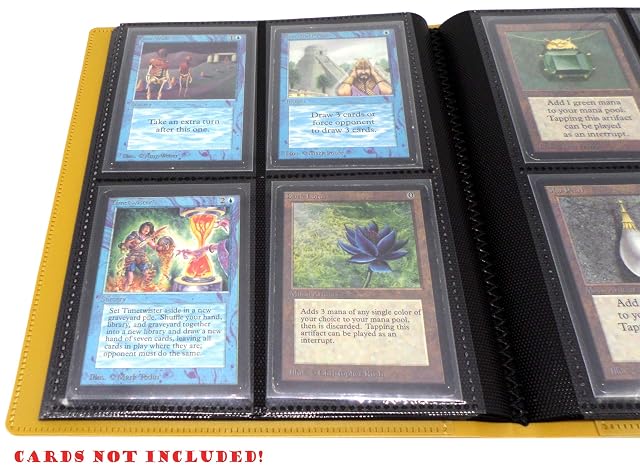 Foto 5 de 8 de docsmagic.de Pro-Player 4-Pocket Album Oro - 160 Card Binder - MTG - PKM - YGO - Álbum para Tarjetas Oro