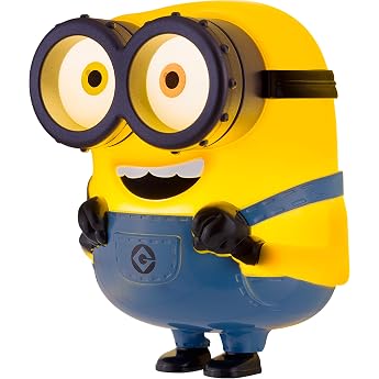 Minions Universal Minion Gear LED Night Light Bob Plug-In Yellow Glow | Night light for nursery, bedroom, playroom, UL listed