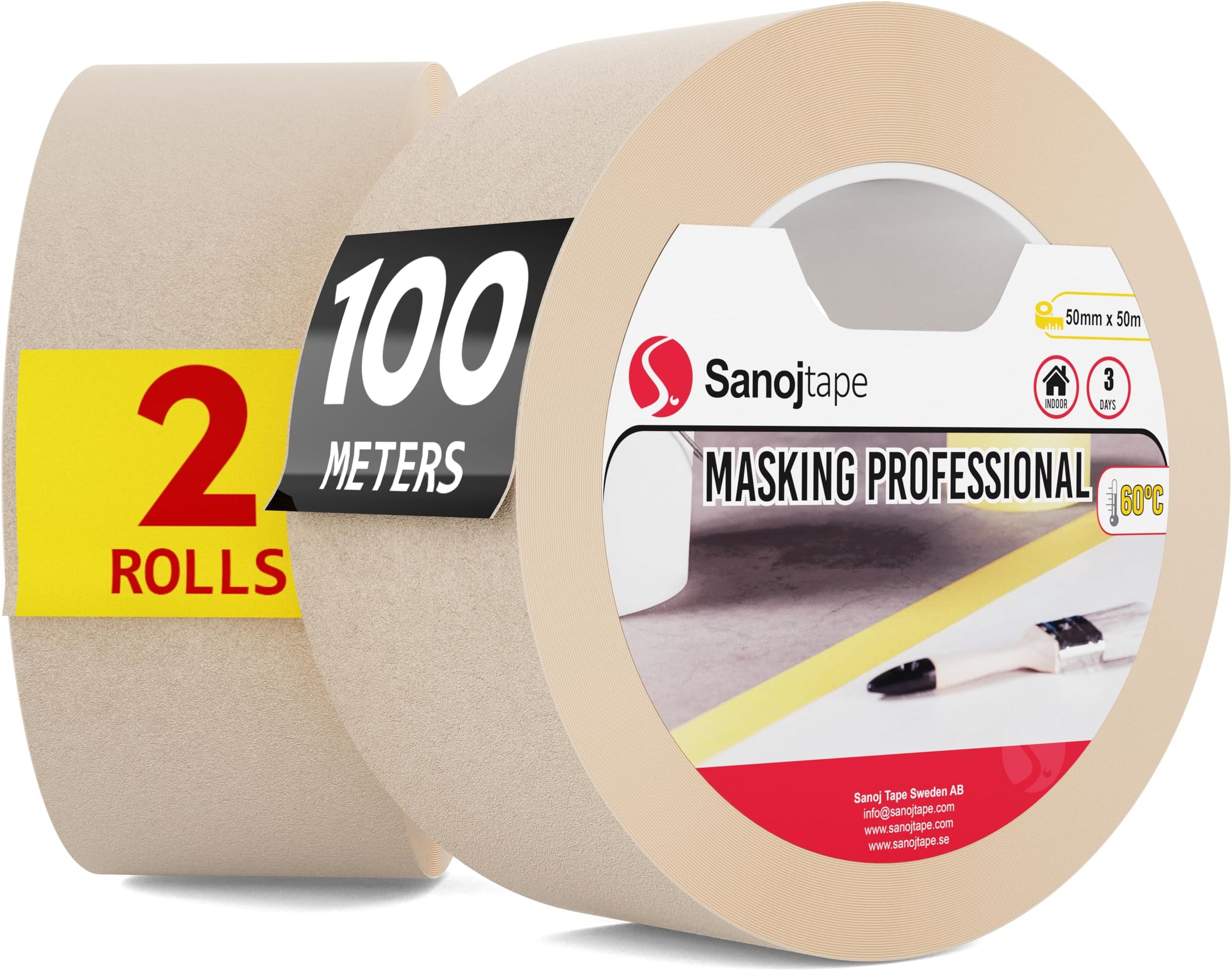 Ruban Masquage 10mm Ruban De Masquage Qrity 10mm X 50m - Lot De 2 - Pour Peinture, Décoration - Adhésif Sans Résidu Adhésif Protection Peinture Ruban Masquage 10mm Ruban De Masquage Qrity 10mm X 50m - Lot De 2 - Pour Peinture, Décoration - Adhésif Sans Résidu Adhésif Protection Peinture