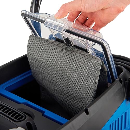 Miniatura 4 de Global Industrial Aspiradora en húmedoseco HEPA con regulador de potencia y conector de herramientas neumáticas, capacidad de 8 galones