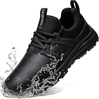 Non Slip Work Shoes for Mens Slip On Sneakers Waterproof Chef Kitchen Shoe Comfortable
