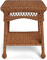 Vista 2 de Tortuga Outdoor Mesa auxiliar de mimbre Portside, ámbar