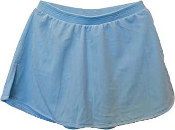 ChloeNoel Figure Skating Velvet A Line Skirt ?K03 Light Blue Child Extra Small