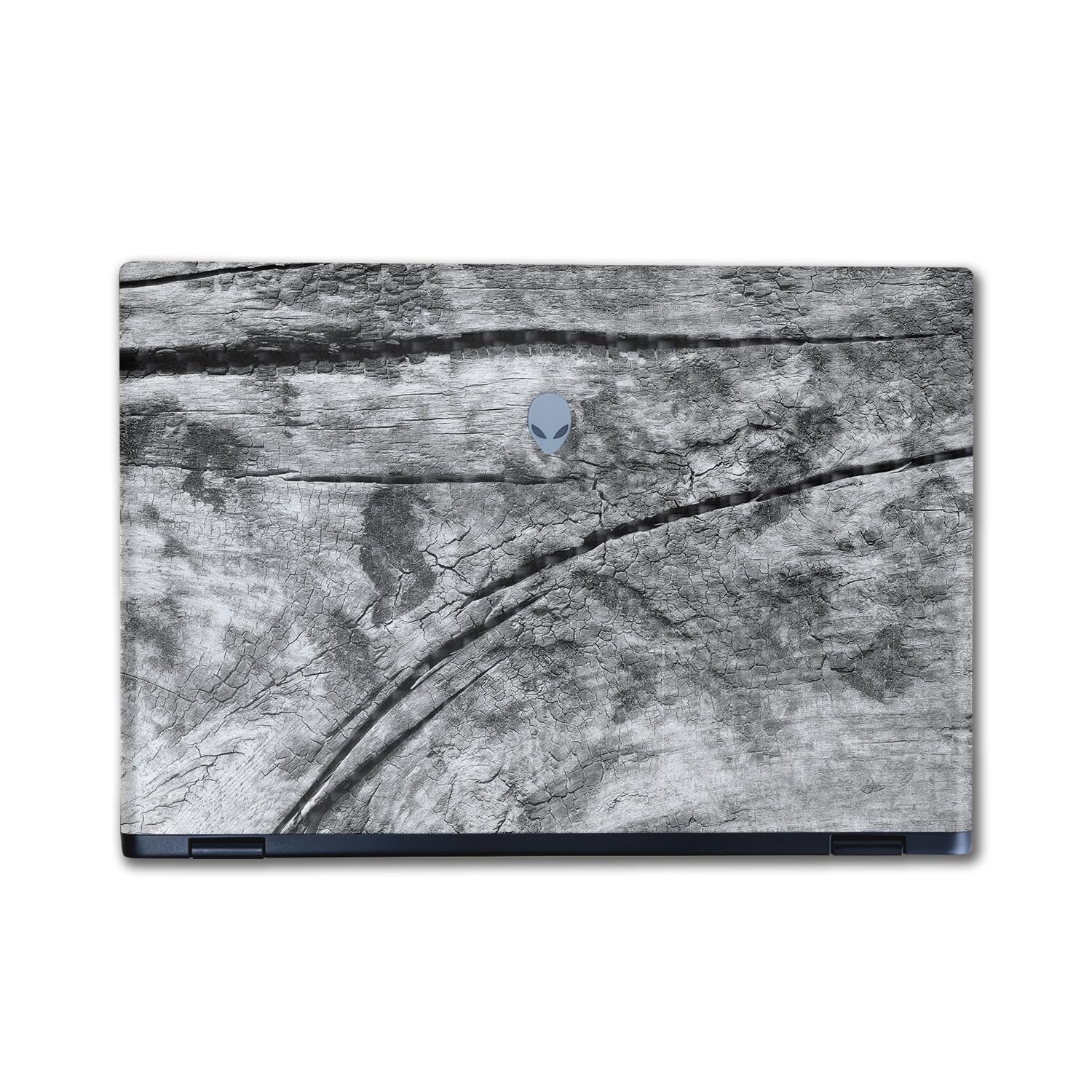 Carbon Fiber Laptop Skin Compatible with Alienware M16 R2 (2024) - Dead Wood - Premium 3M Vinyl Protective Wrap Decal Cover - Easy to Apply | Crafted in The USA by MightySkins