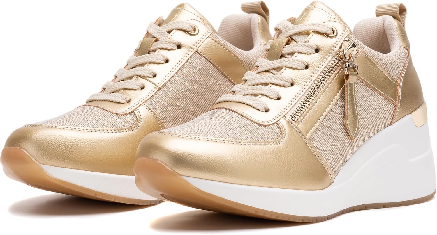 Viscozzy High Heel Wedge Sneakers for Women - Image 7