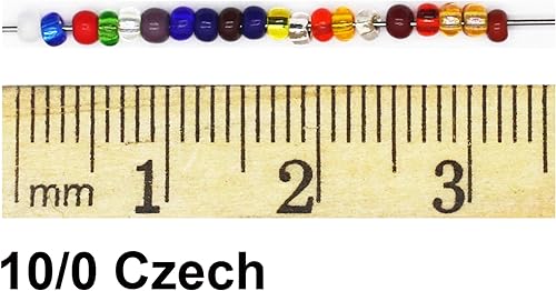 Miniatura 3 de Grano de semilla de vidrio checo  Tamaño 100  Tubo de vial Multi Mezcla Colores y Acabados