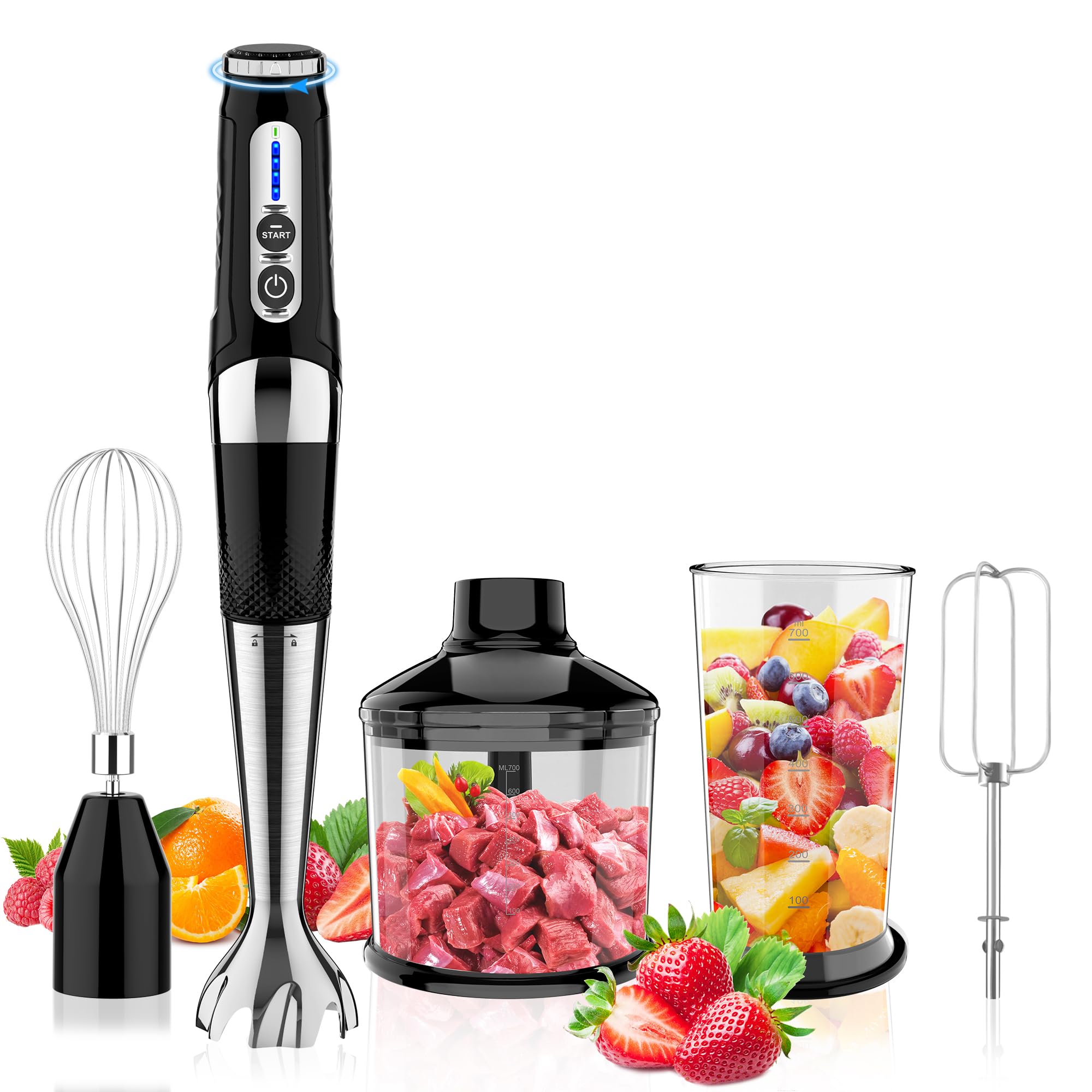 Amazon.com: Toogel Cordless Immersion Blender, 4-in-1 Electric