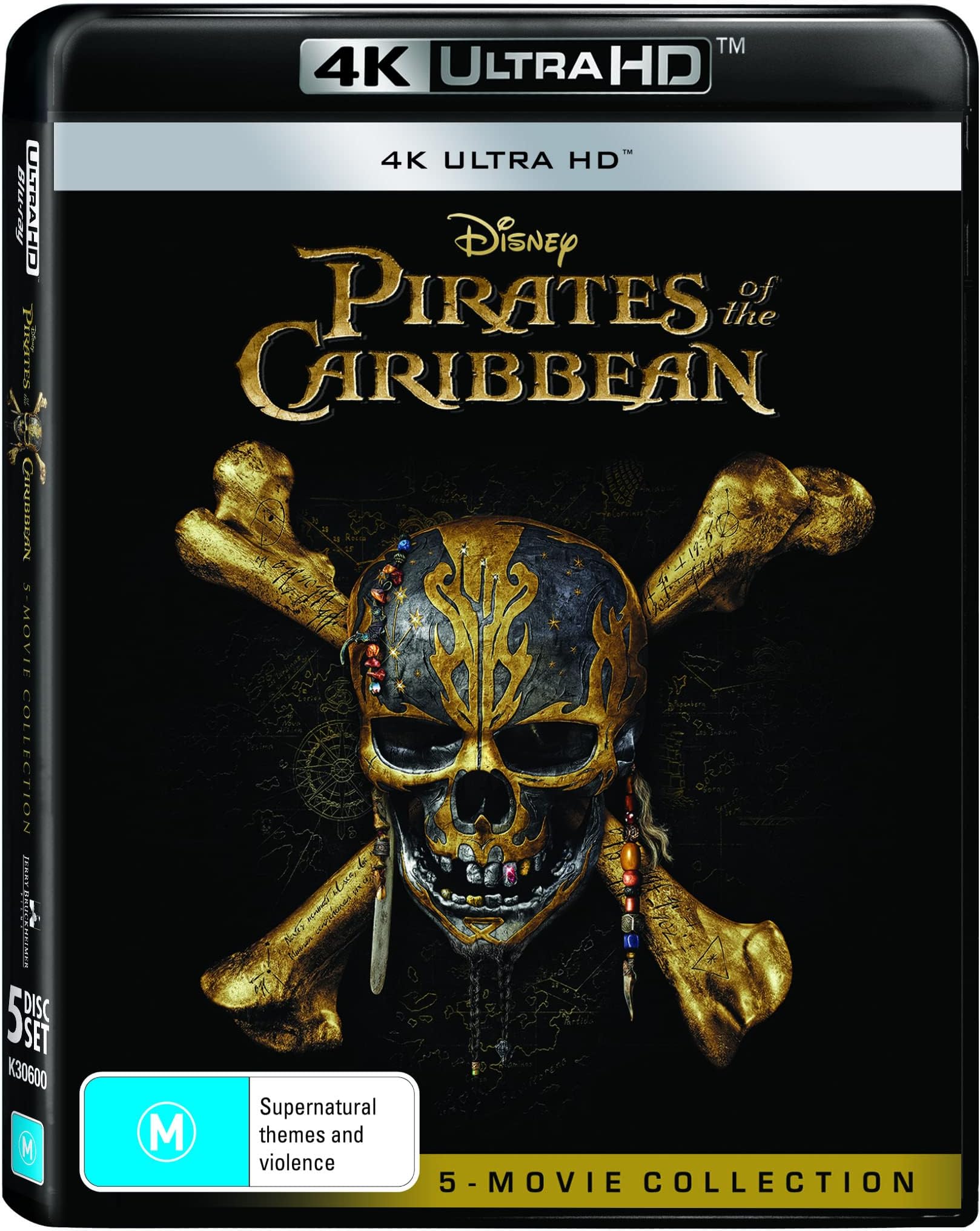 Pirates of the Caribbean - 5 Film Collection [4K Ultra HD]