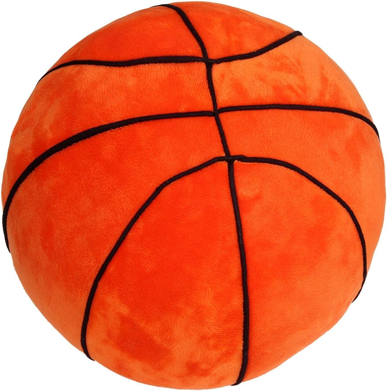 Tplay Basketball Plush Pillow for Boys: Soft Tear-Resistant 1000+ Throw Tested Stuffed Toy - Worry-Free Indoor Play Gifts - TV & Furniture-Safe 3-10 Yrs 10"