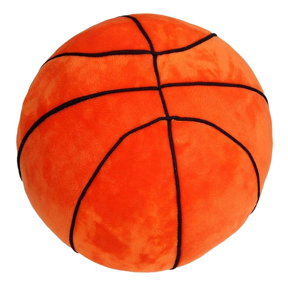 T play Basketball Plush Pillow Boys: Soft Stuffed Throw Toy Gifts Room Decor 8-12 Year Old 10 Inch