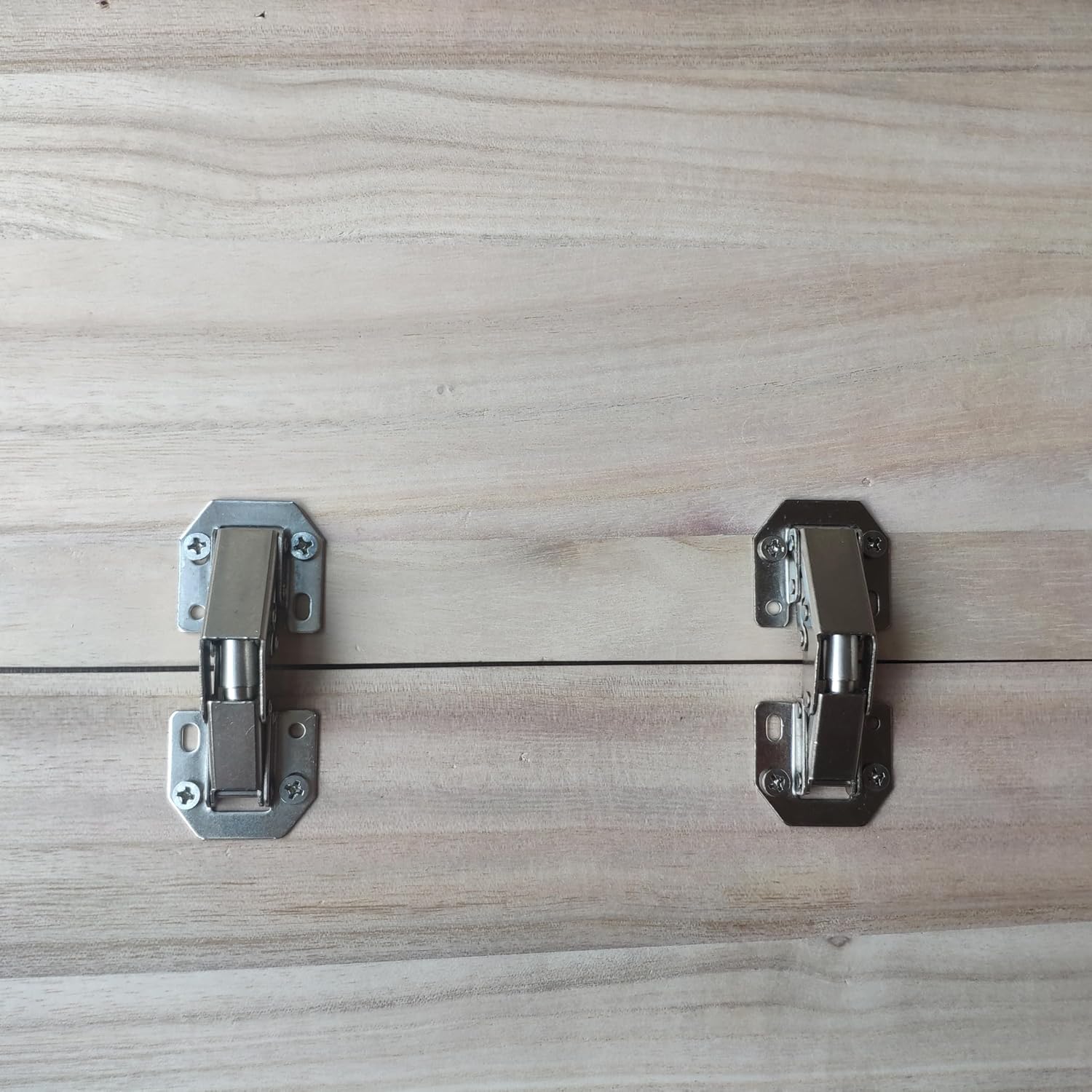 4 Pack Cabinet Soft Close Hidden Hinges Surface Mount Kitchen Cabinet Hinges Heavy Duty for Kitchen Cabinet Concealed Hinges (4, 4 INCH)