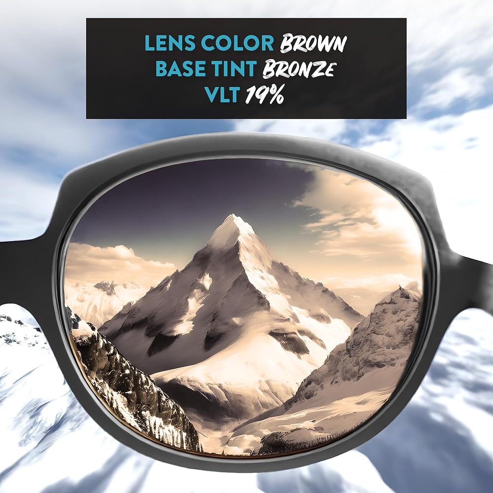 APEX Lenses Replacement For Smith Challis Sunglasses - Polarized, 1.5mm Thick, Brown - View #5